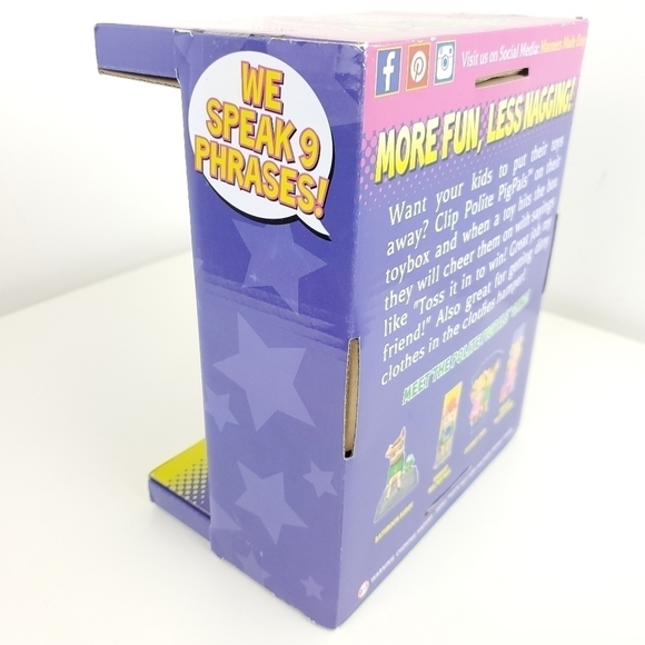 Polite PigPals CleanUp Crew New never used Speaks 9 phrases - Picture 11 of 15
